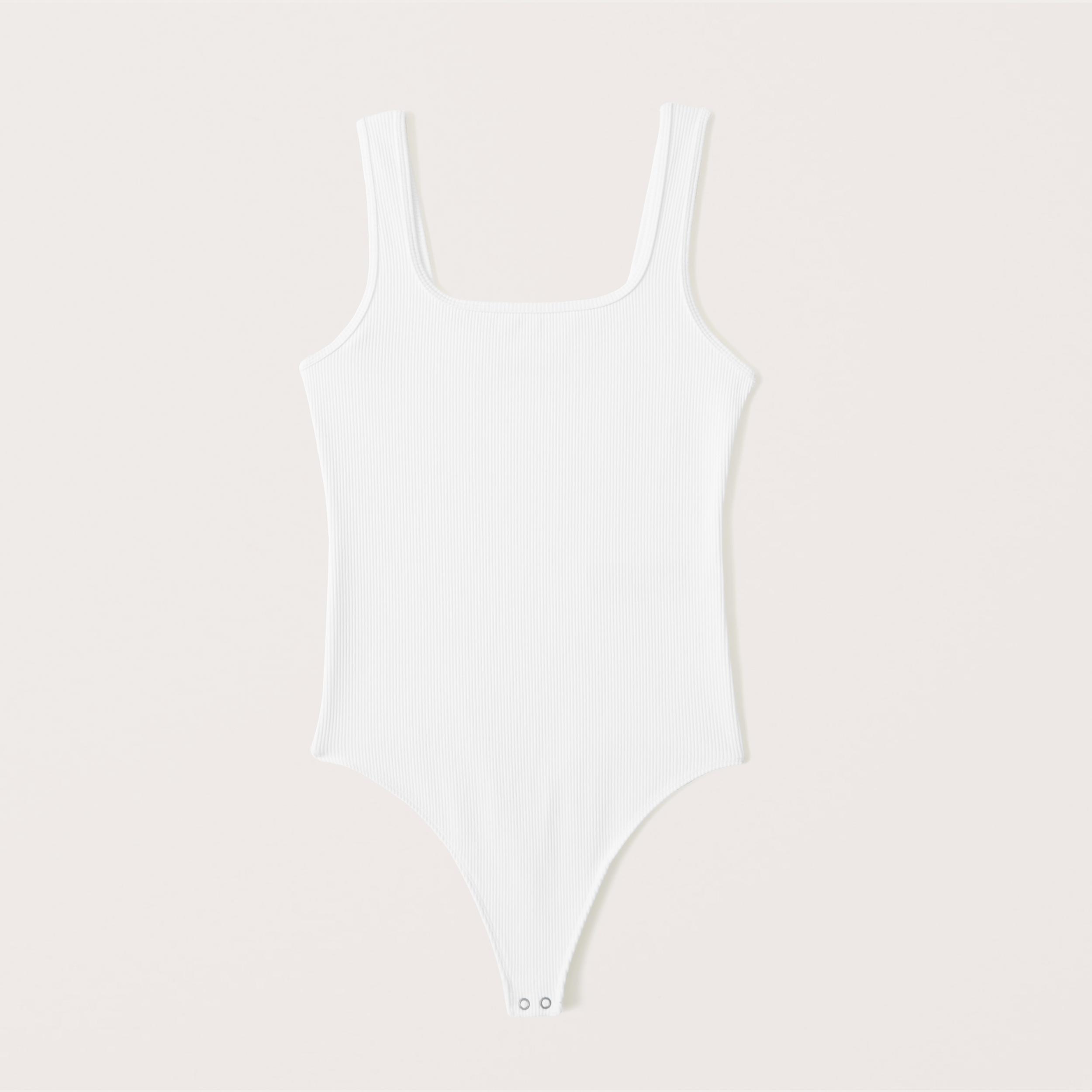Seamless Rib Fabric Tank Bodysuit Product Image