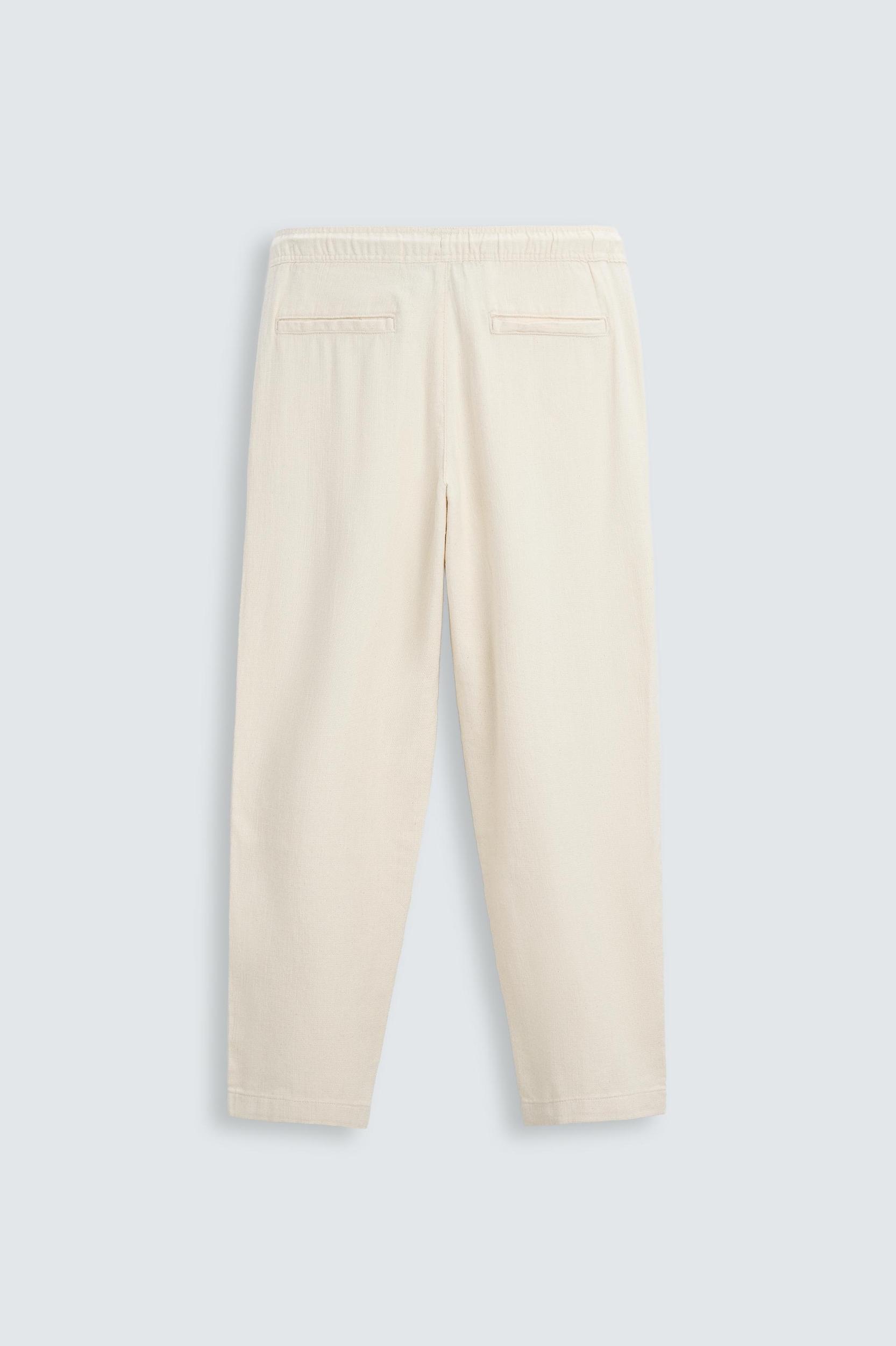 TEXTURED RELAXED FIT PANTS Product Image