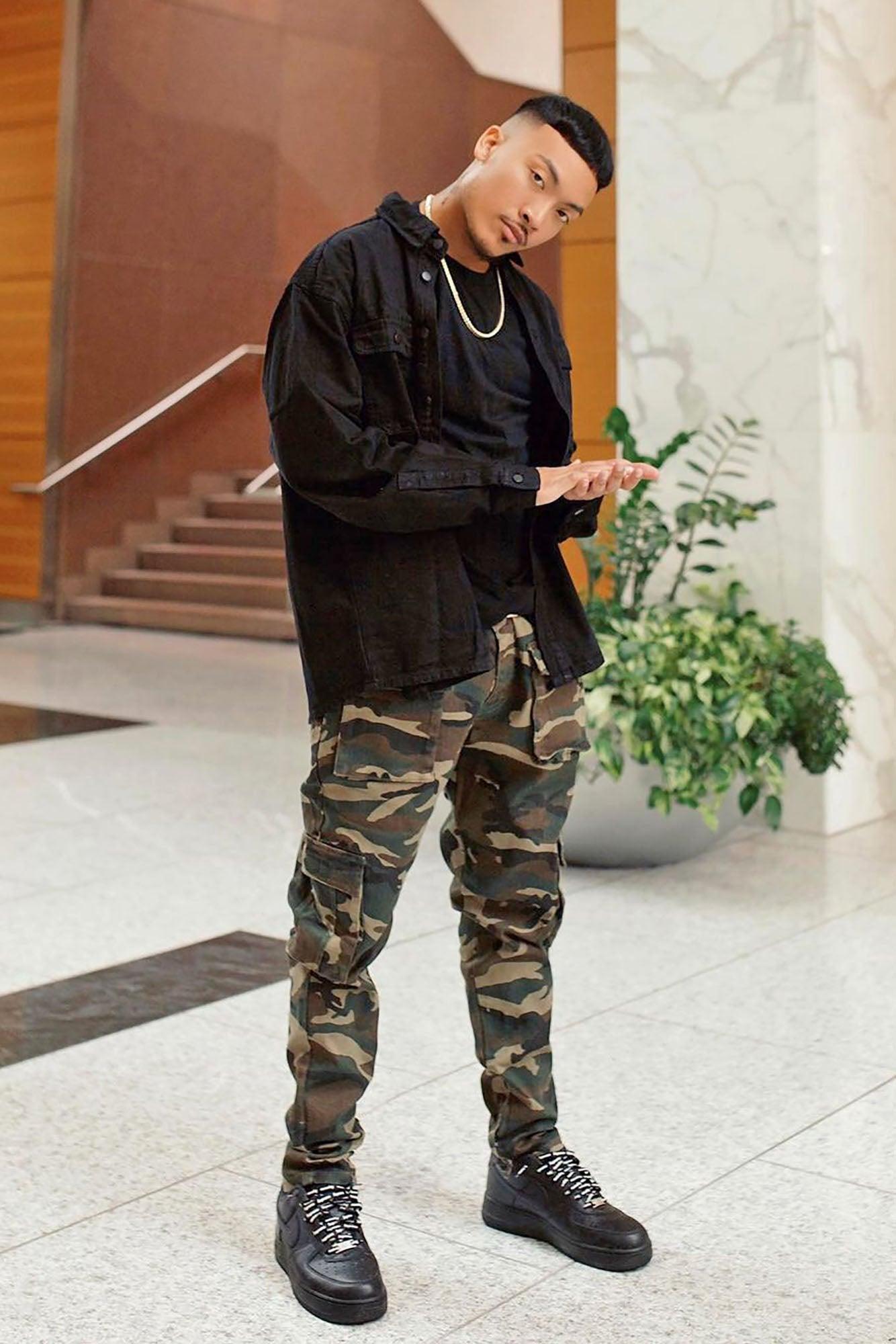 Hunter Slim Cargo Pants - Camouflage Product Image