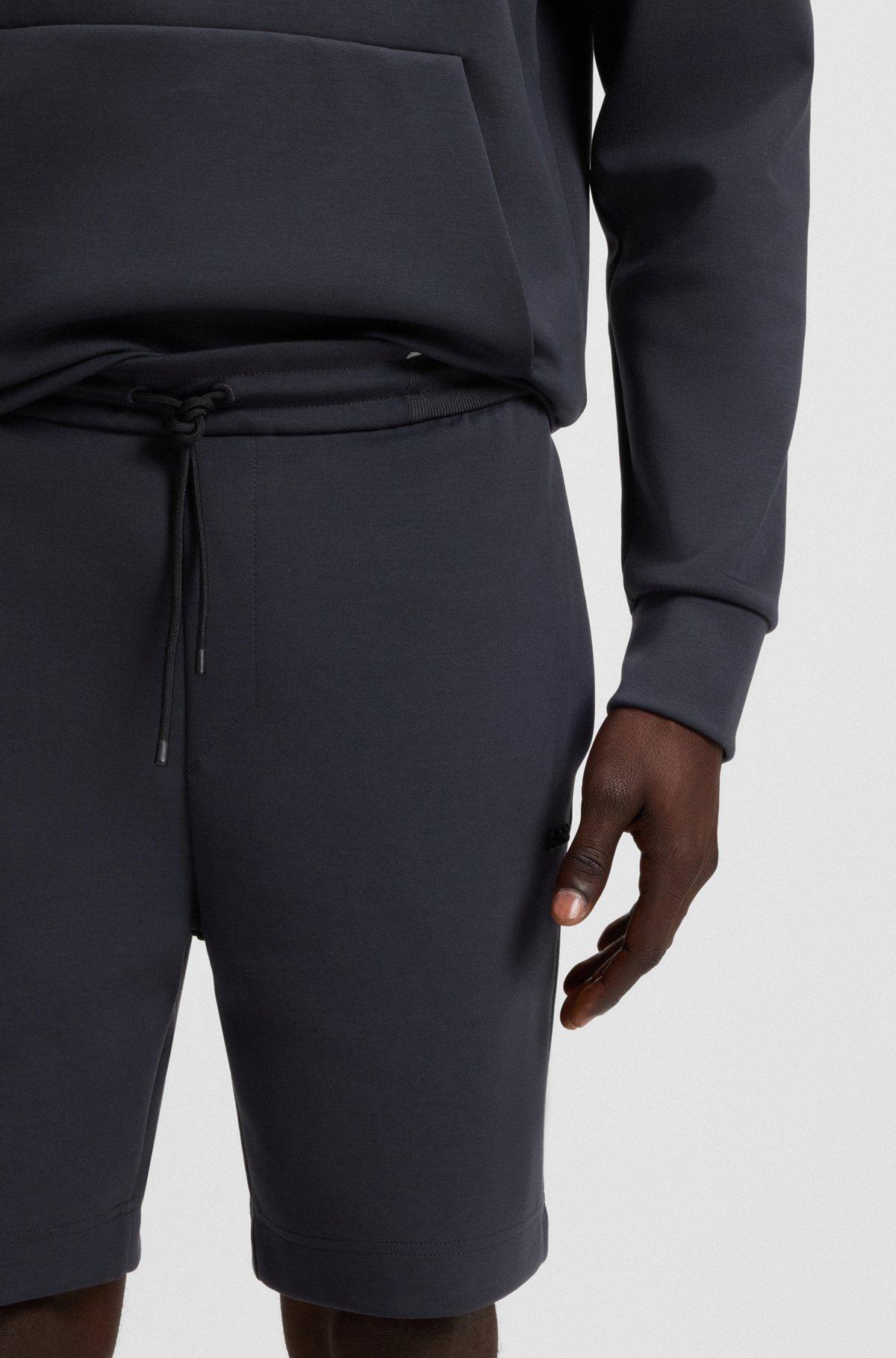 BOSS -  shorts with stripe details - Dark Blue Product Image