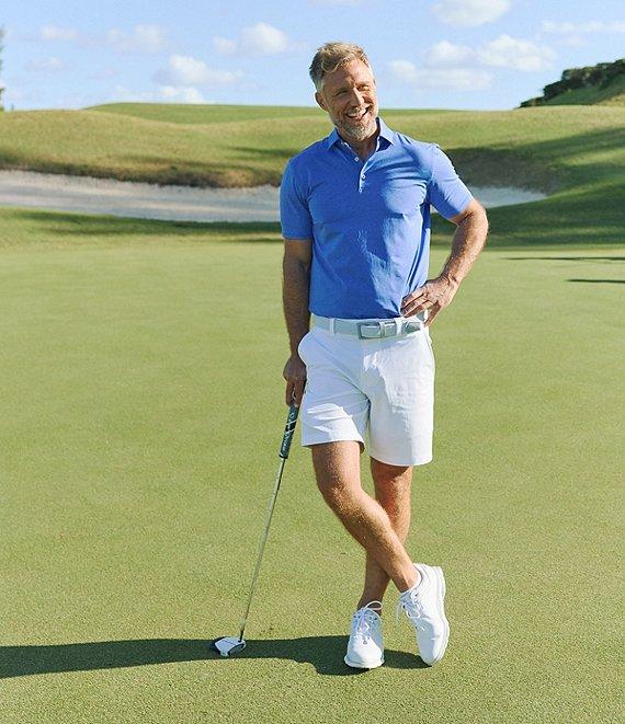 Southern Tide Brrr°®-eeze Heather Performance Stretch Short Sleeve Polo Shirt Product Image