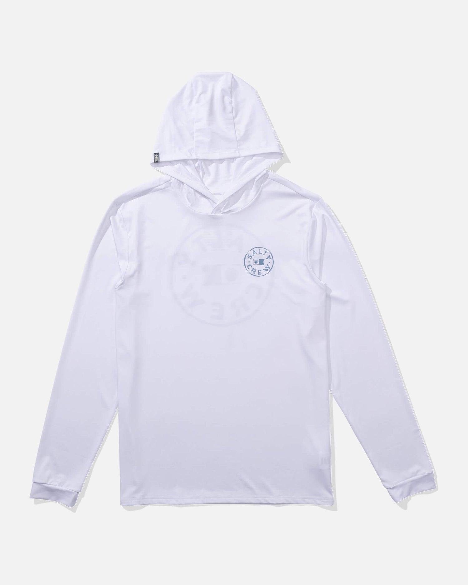 Watermark Hood Sunshirt - White Product Image