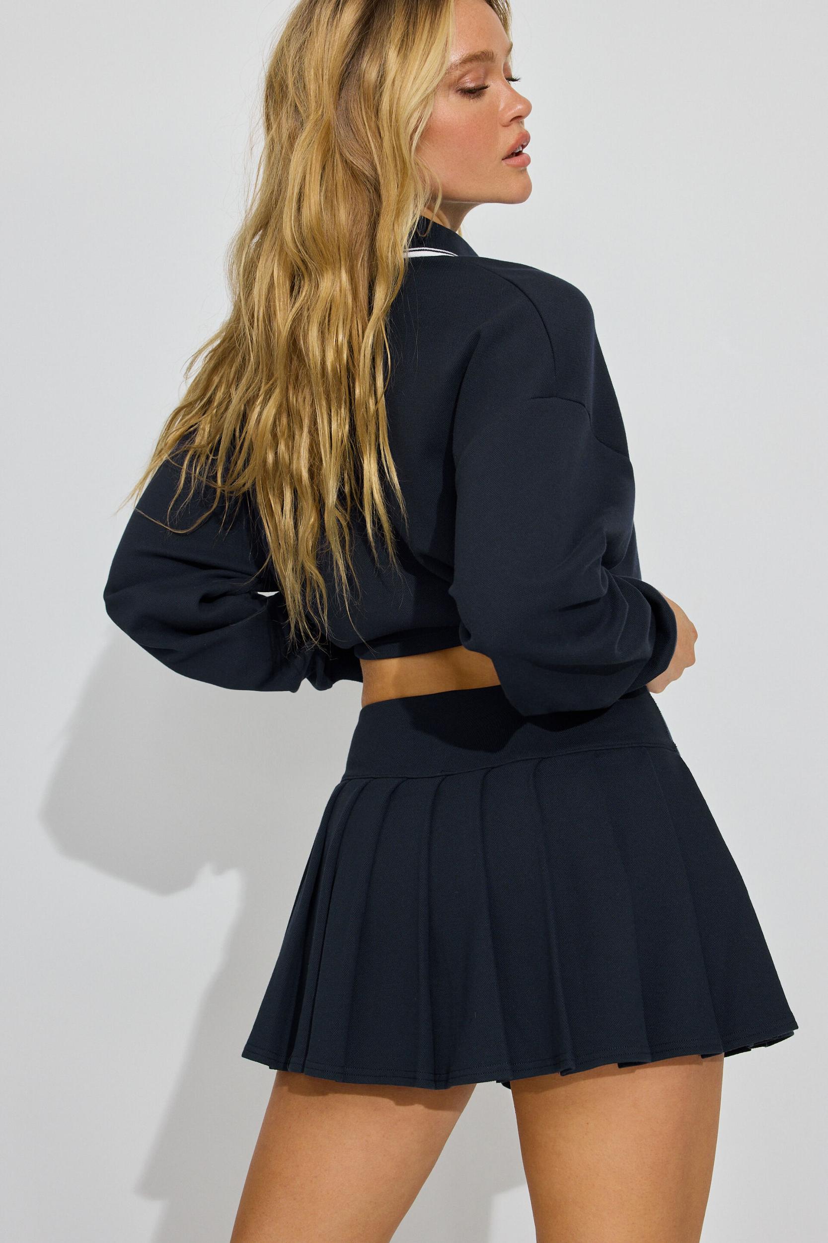 Pique Pleated Active Skort Product Image