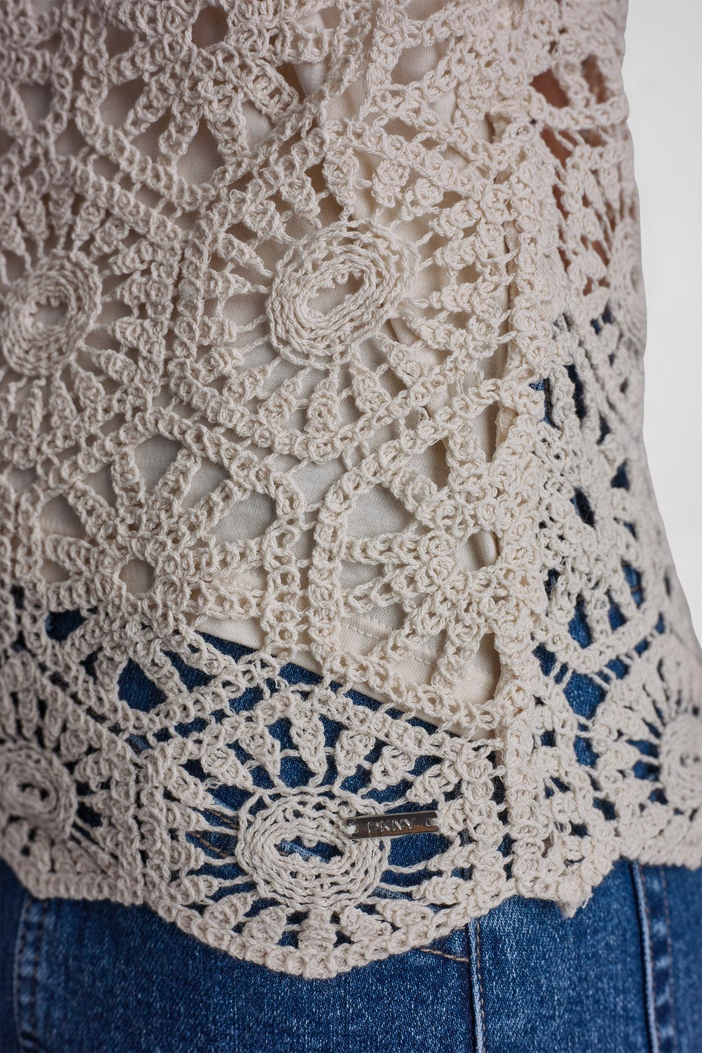 CROCHET KNIT TANK Product Image