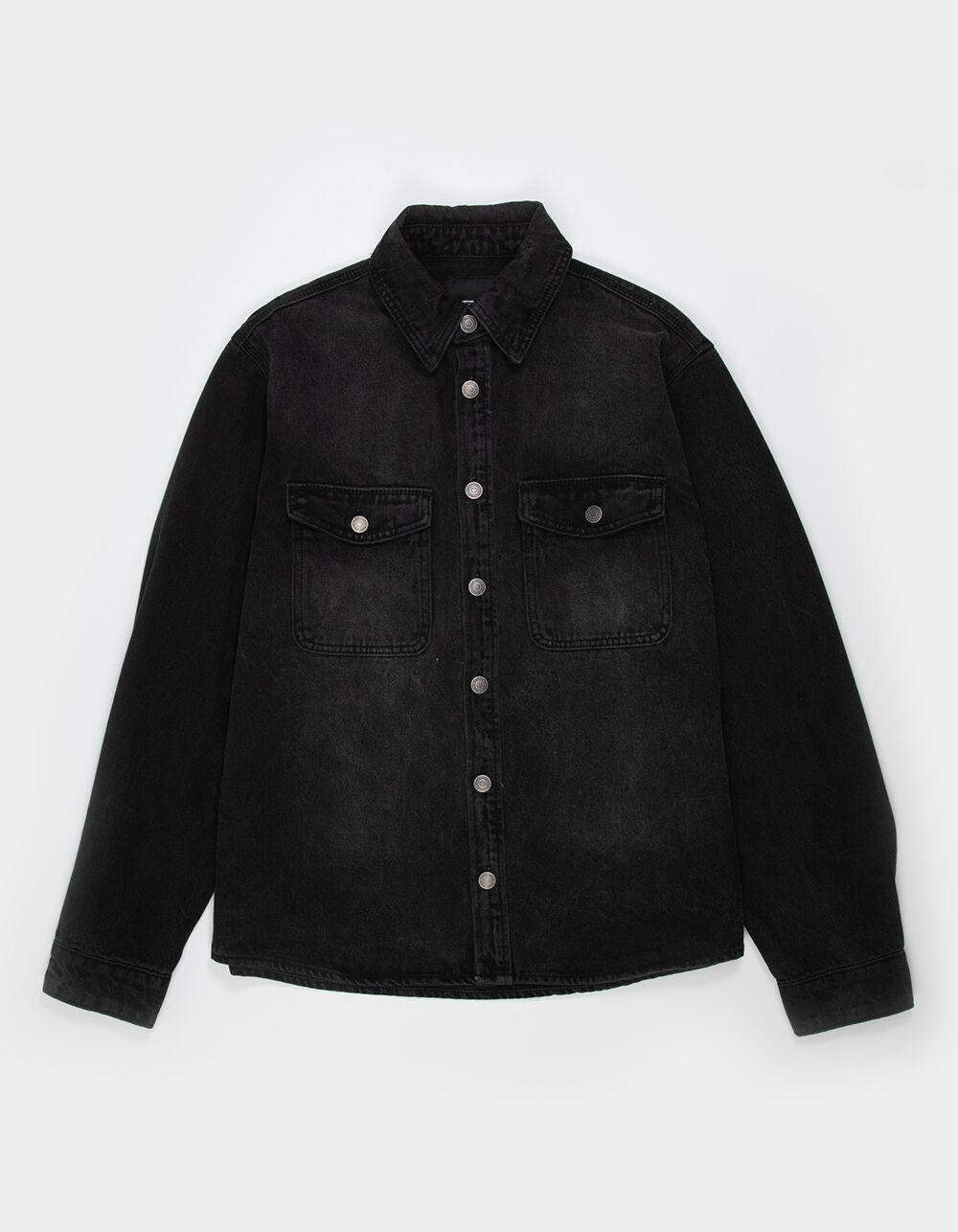 RSQ Mens Denim Overshirt - MEDIUM INDIGO Product Image