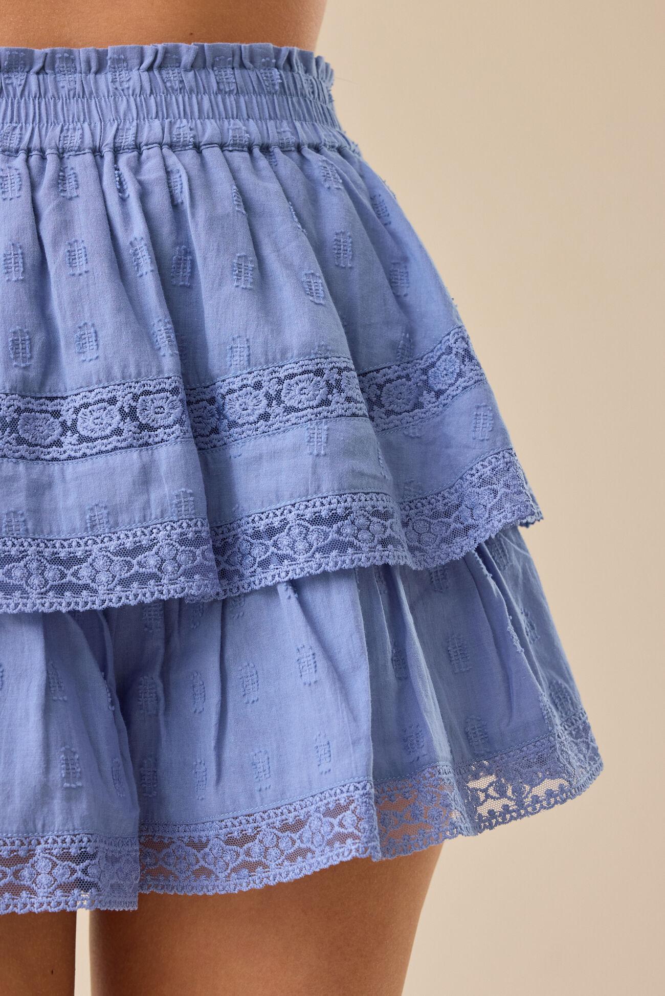 Raleigh Layered Lace Shorts Product Image