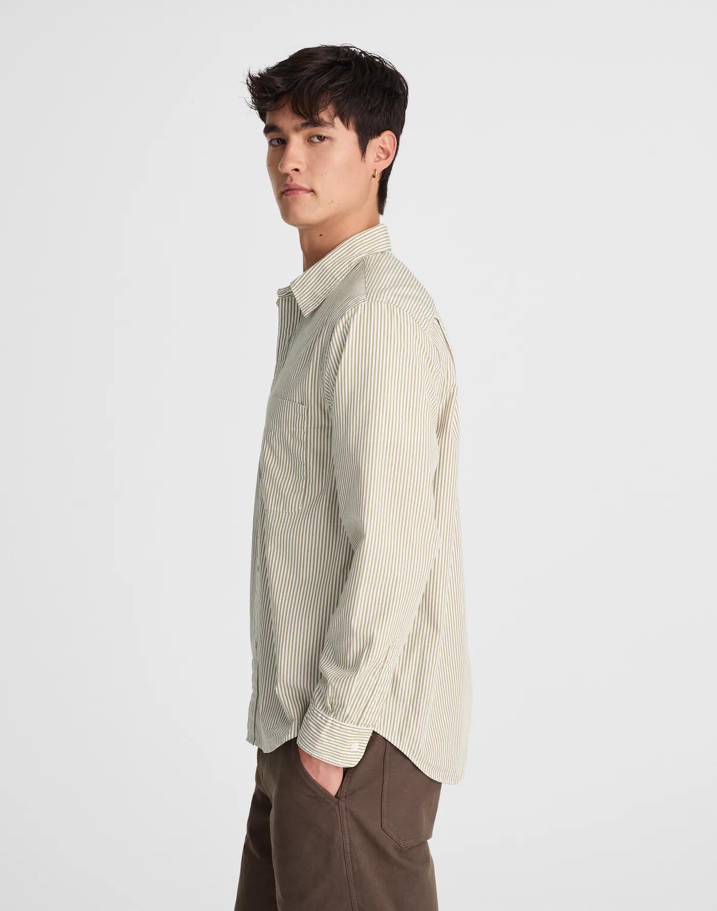 Cotton Poplin Button-Up Shirt Product Image