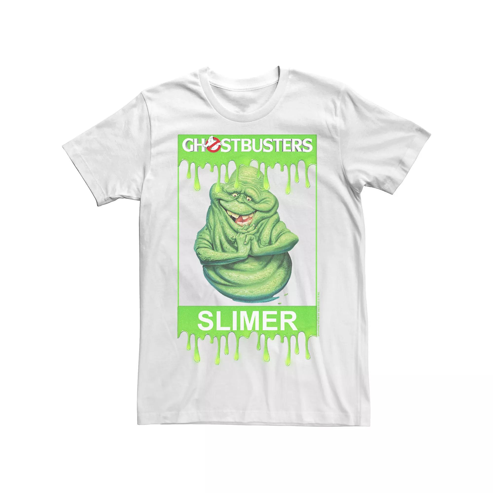 Men's Ghostbusters Frame Slimer Poster Tee, Size: XXL, White Product Image