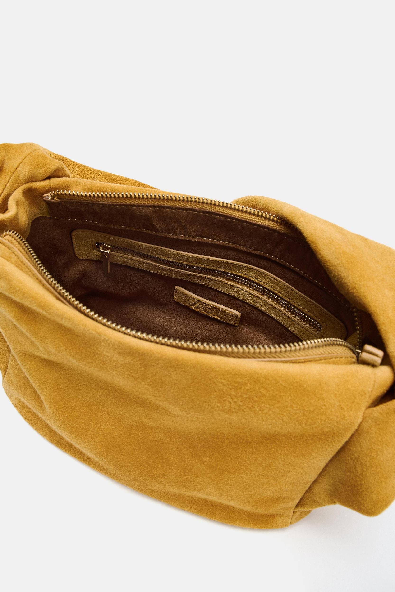 SPLIT LEATHER HANDBAG Product Image