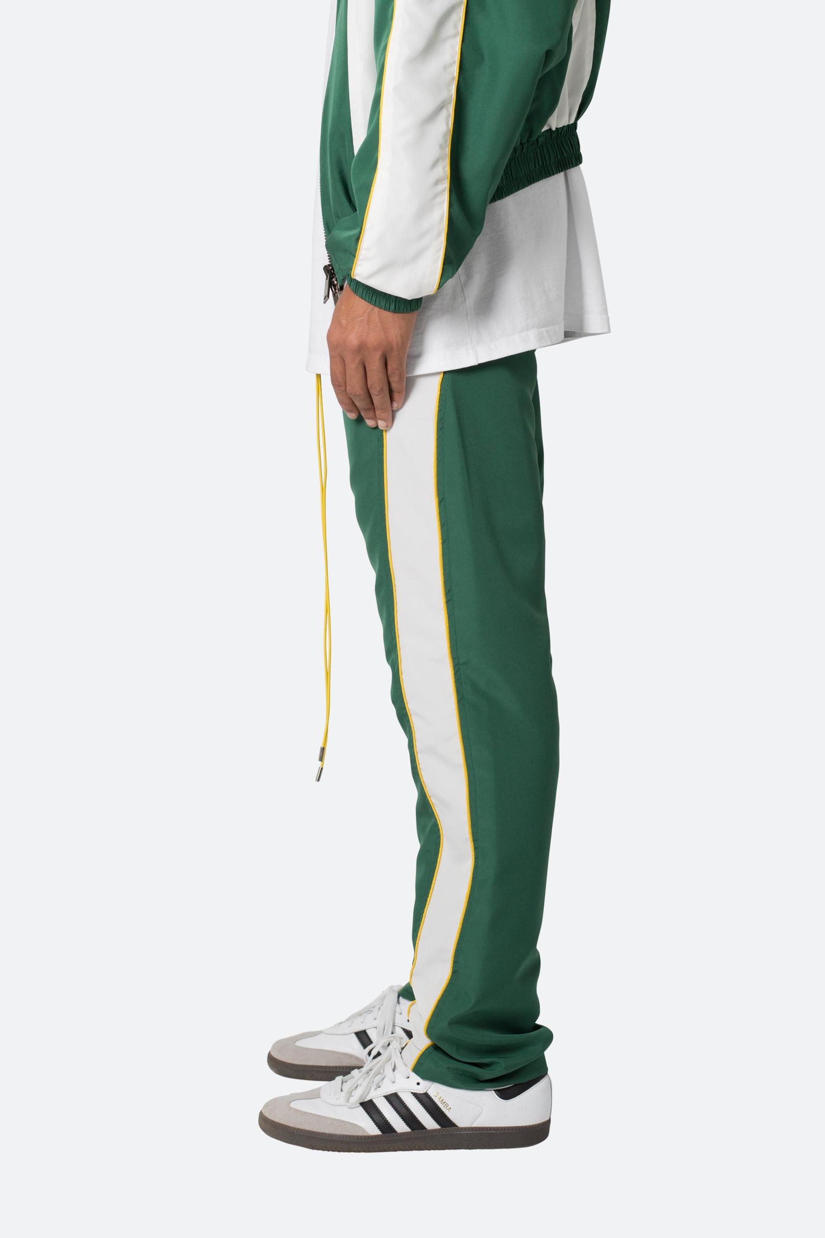 Race Track Pants - Green/White Product Image
