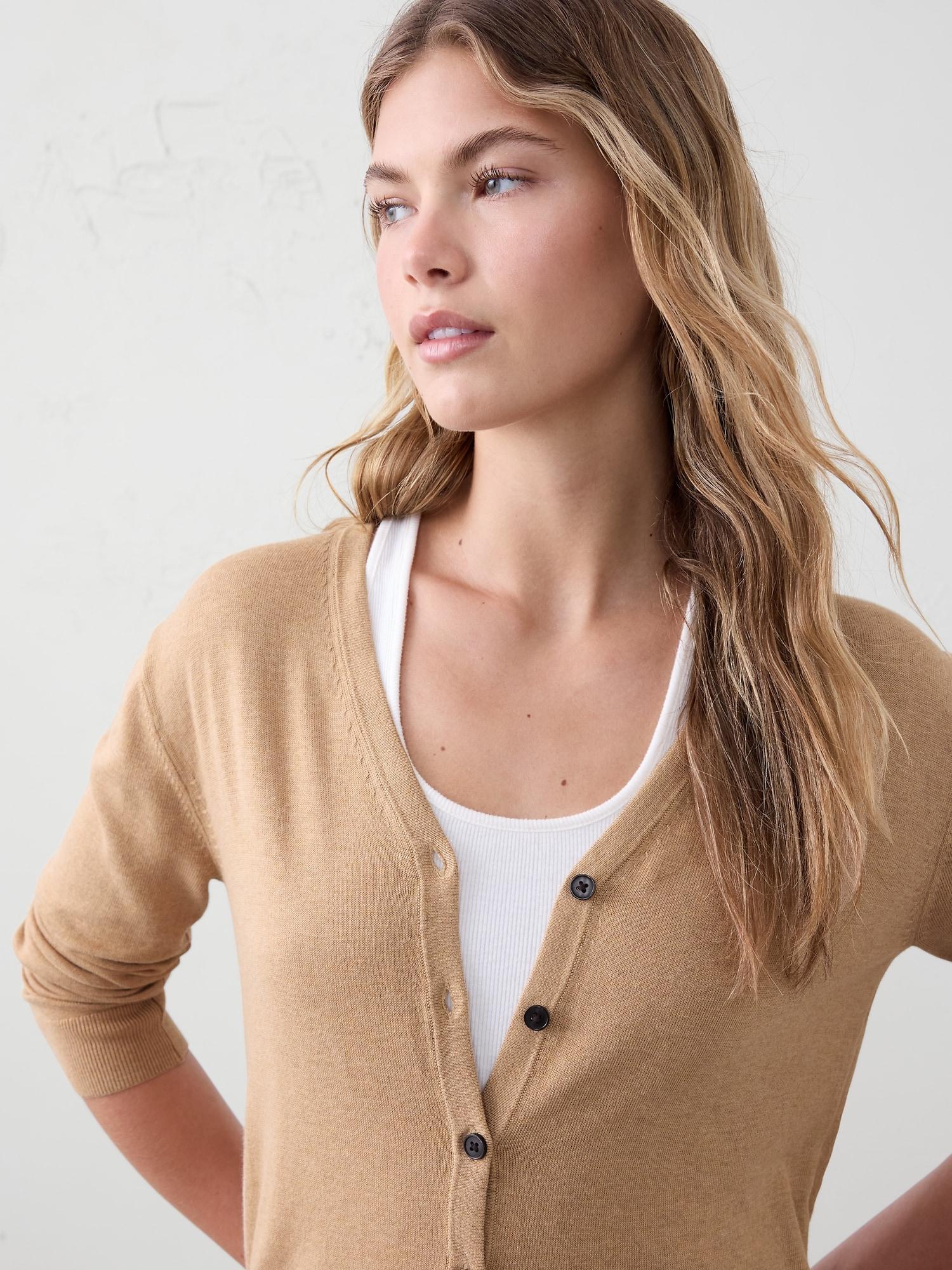 Forever V-Neck Cardigan Product Image