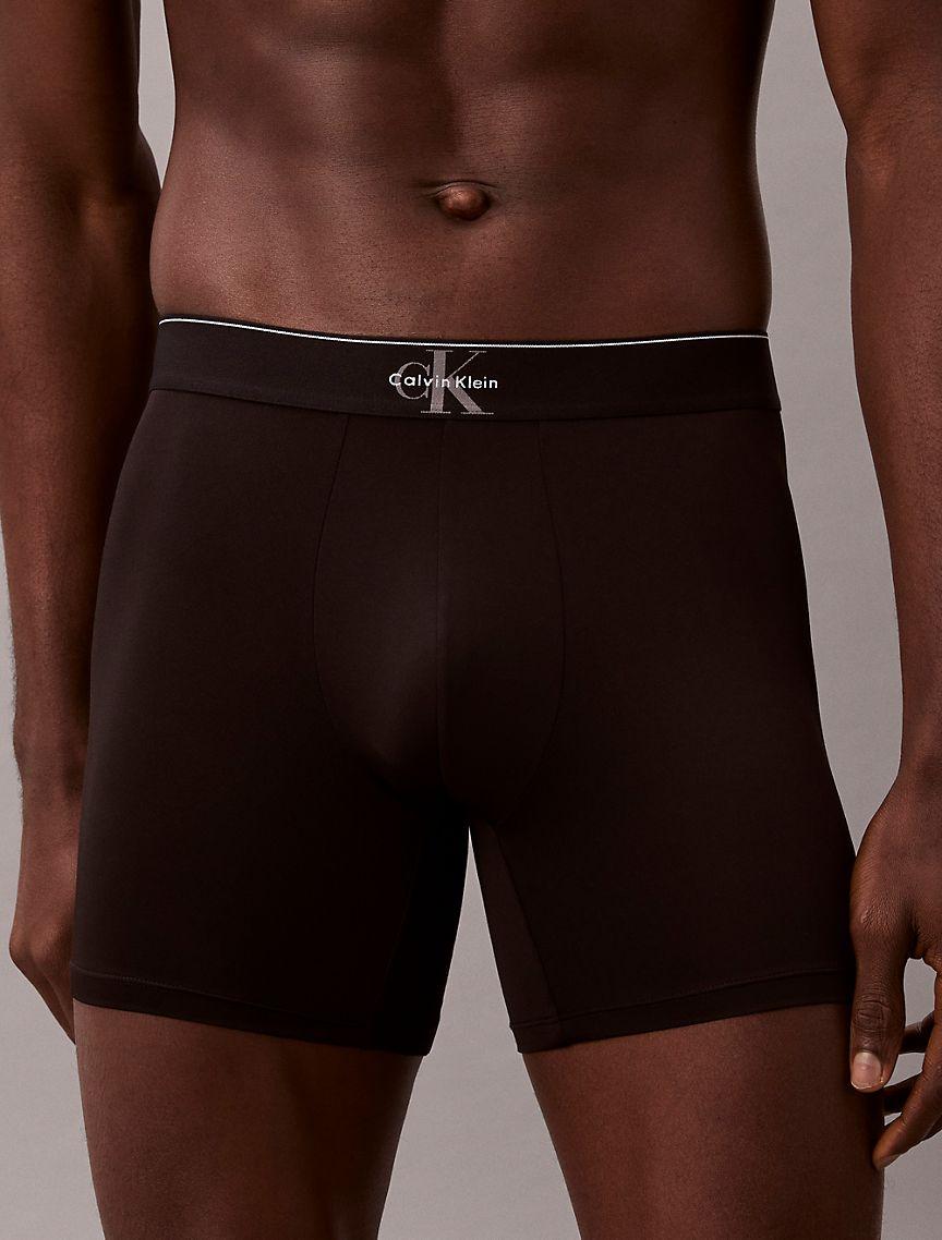 Graphic Monogram Microfiber Stretch Boxer Brief Product Image