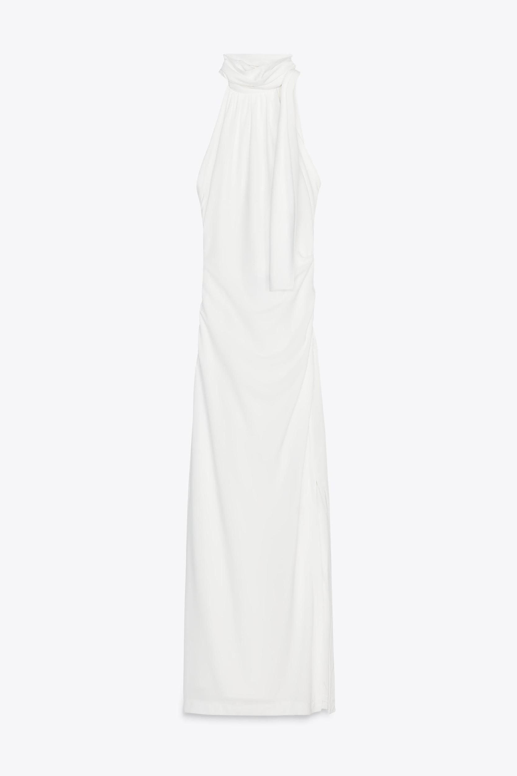 OPEN BACK MIDI DRESS Product Image