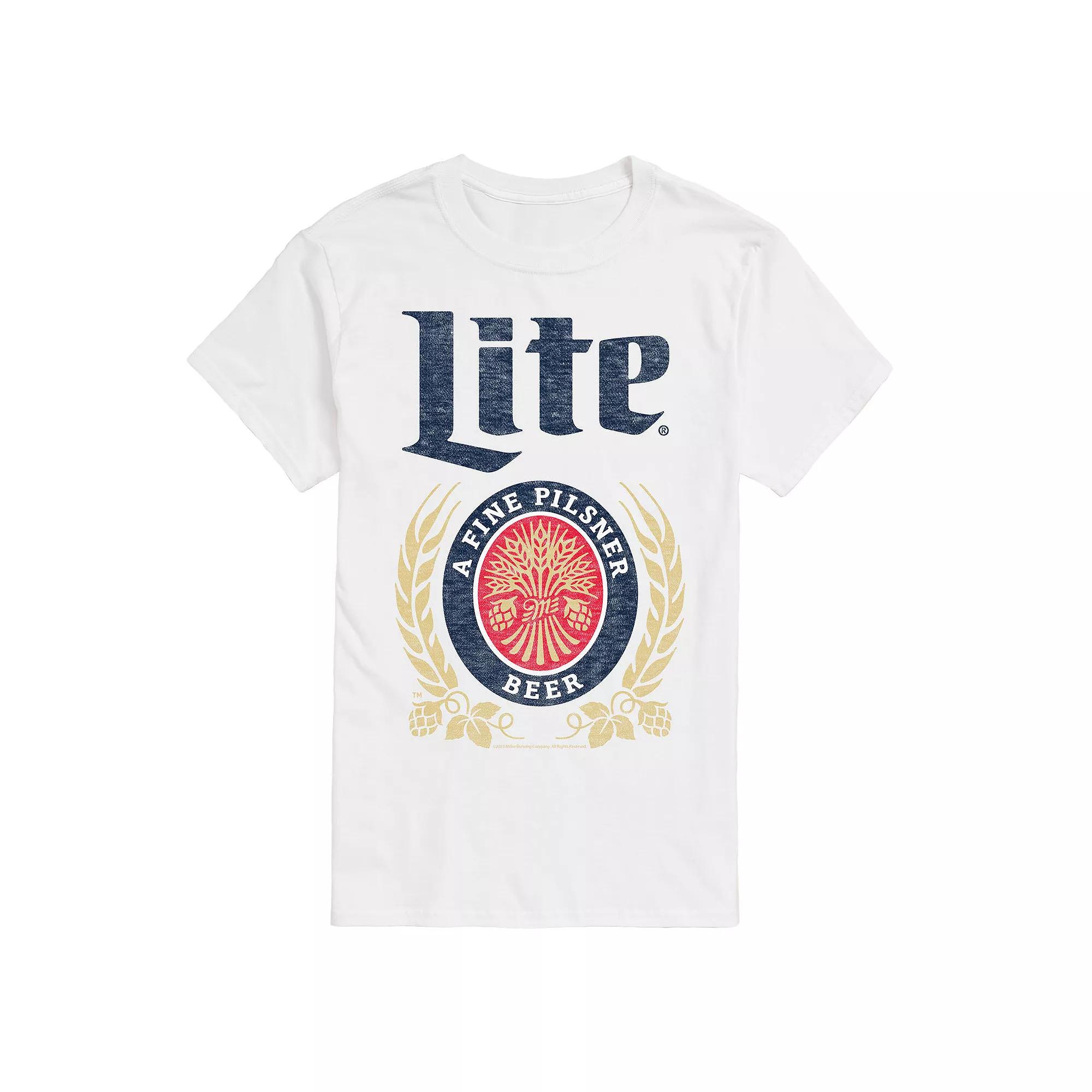 Big & Tall Miller Lite Vintage Crest Graphic Tee, Men's,  Product Image