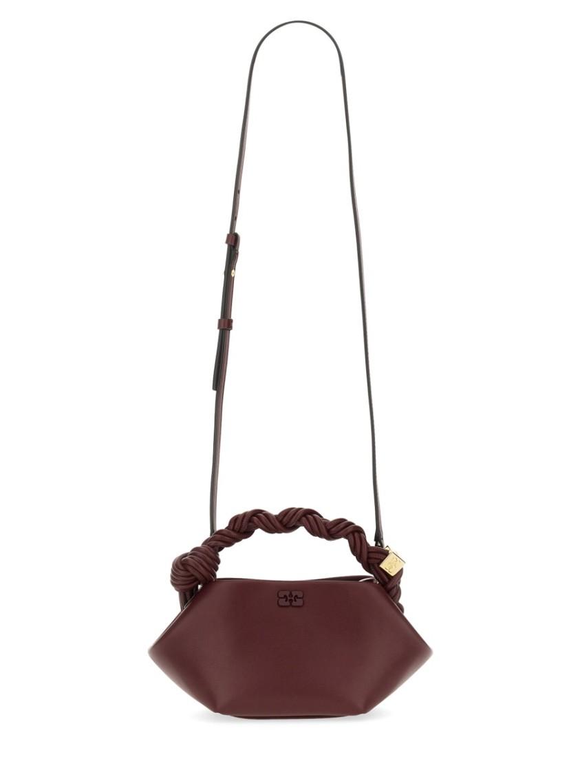 GANNI Bordeaux Mini Bou Handbag In Red Product Image
