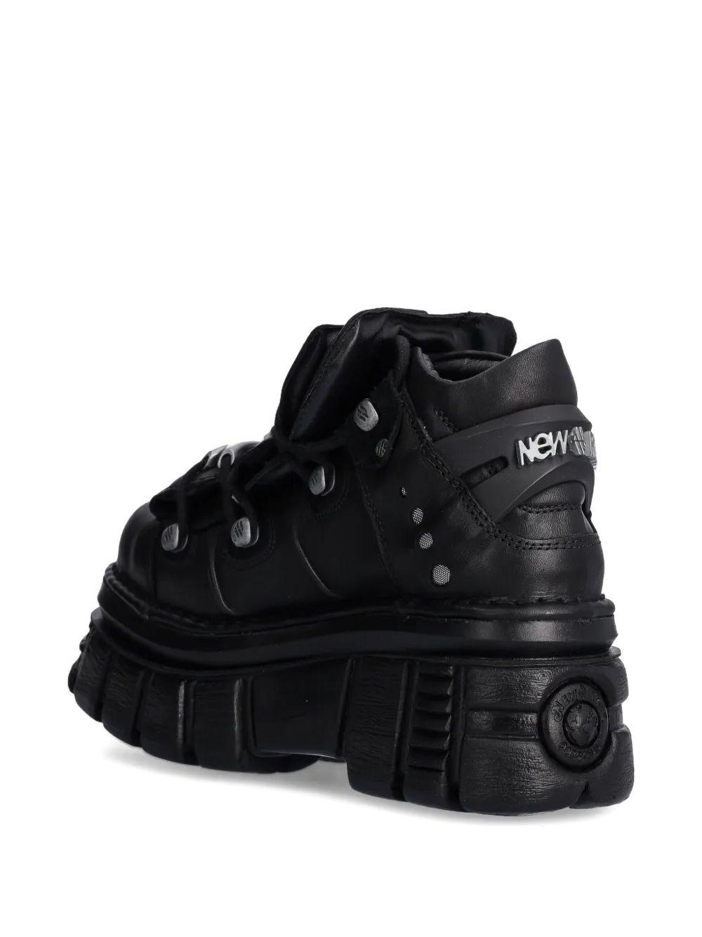 lace-up platform sneakers Product Image