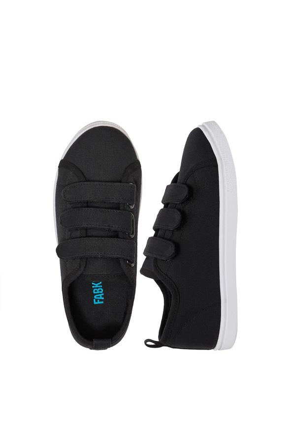 JustFab Margaux Platform Loafer Pump Womens Black/ White Size 8.5 Product Image