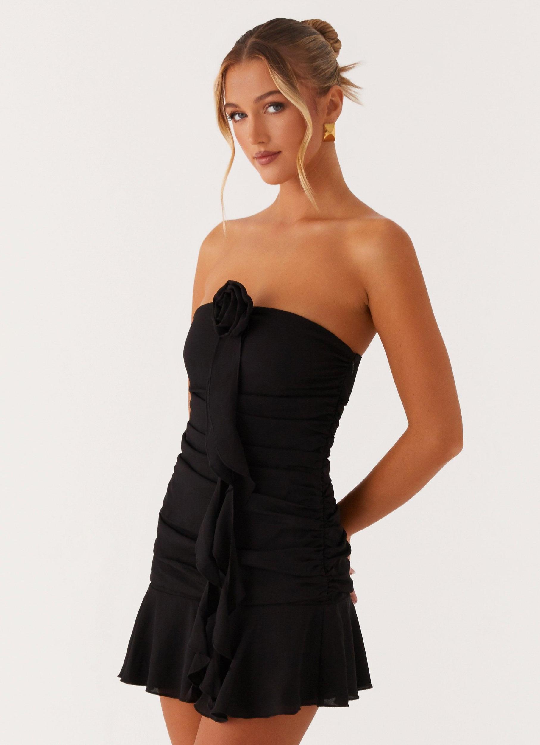 Jodie Mini Dress - Black Product Image