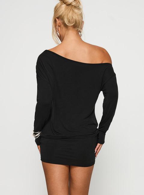 Shelisa Mini Dress Black Product Image
