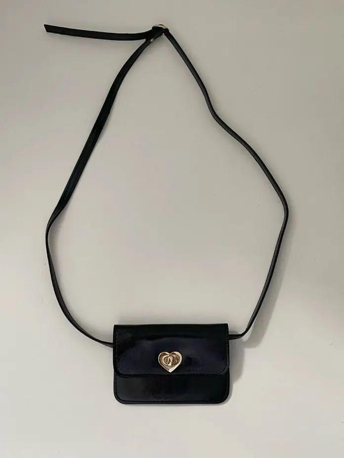 Heart Buckle Crossbody Mini Bag Product Image