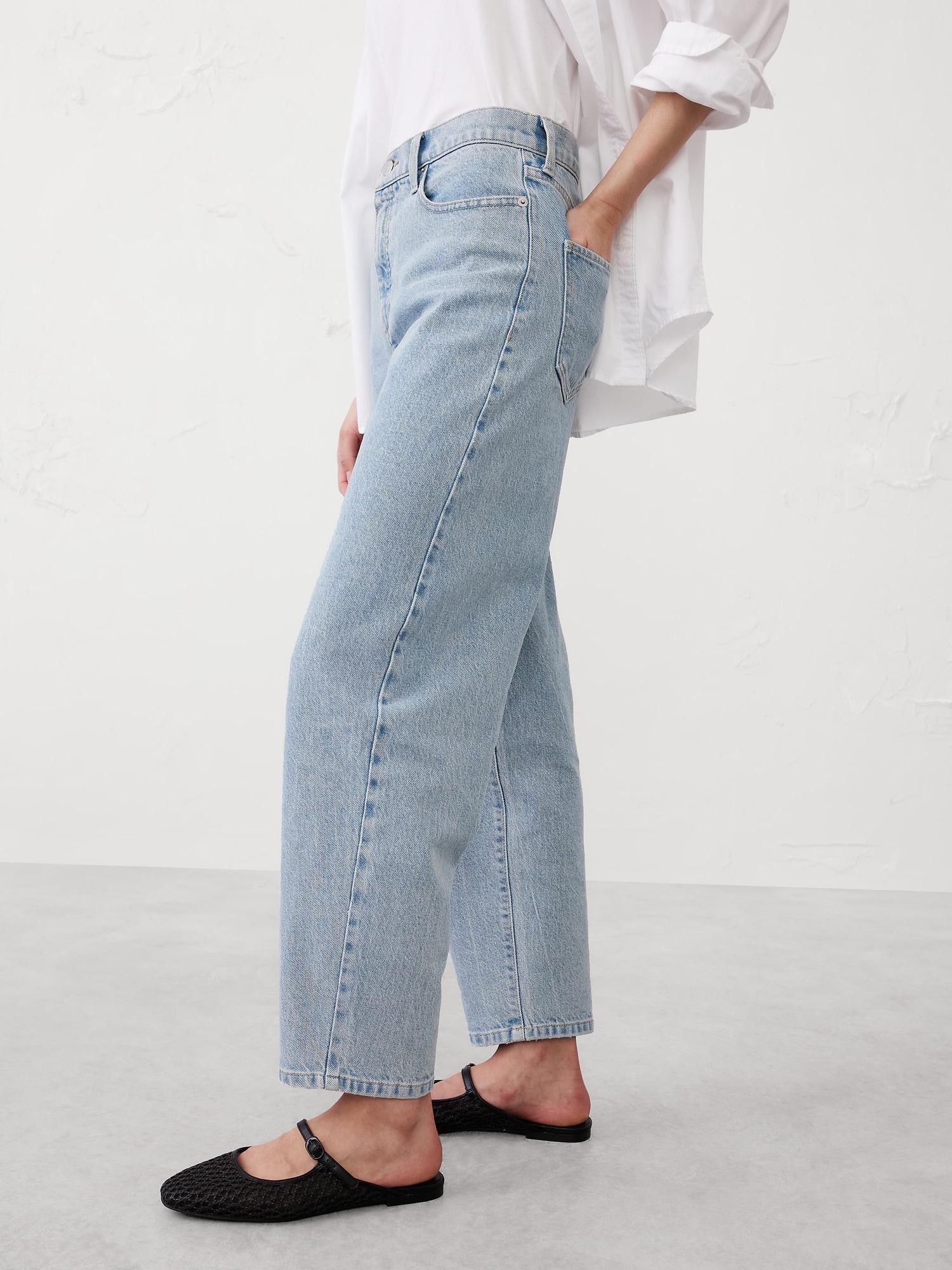 Slim Barrel High-Rise Jean Product Image