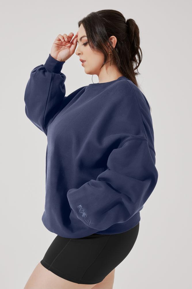 Cloud Crewneck Sweater - Fern Green Product Image