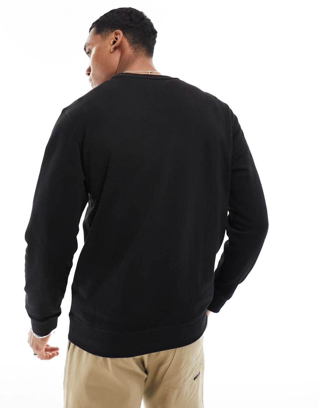 BOSS Orange Westart box logo sweatshirt in black Product Image