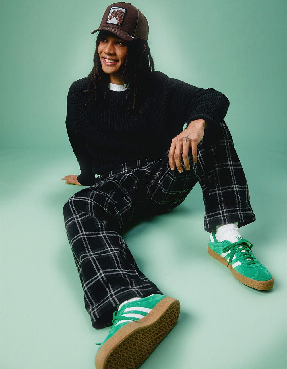 RSQ Mens Plaid Pajama Pants - WHT/GRAY Product Image