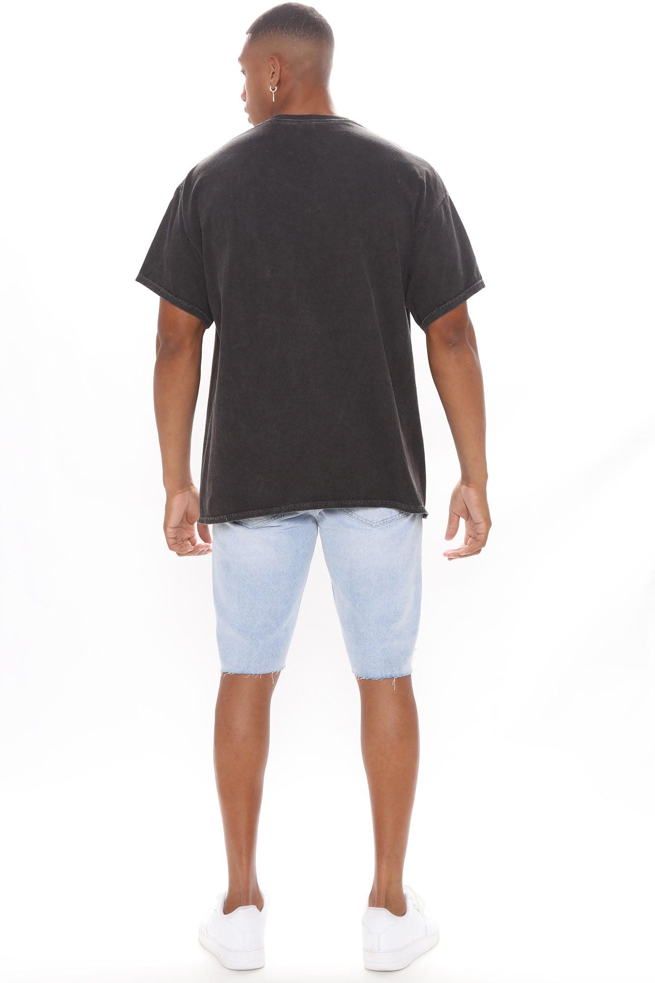 Aaliyah Oversize Short Sleeve Tee - Black Product Image