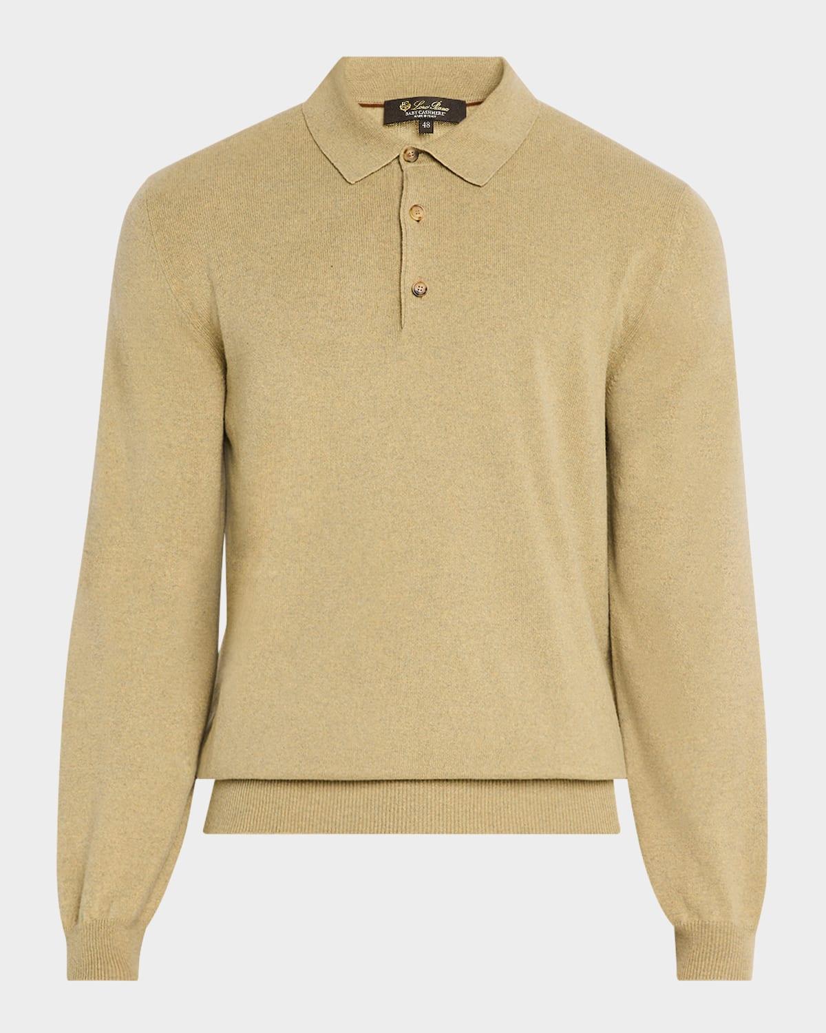 Mens Arona Baby Cashmere Polo Sweater Product Image