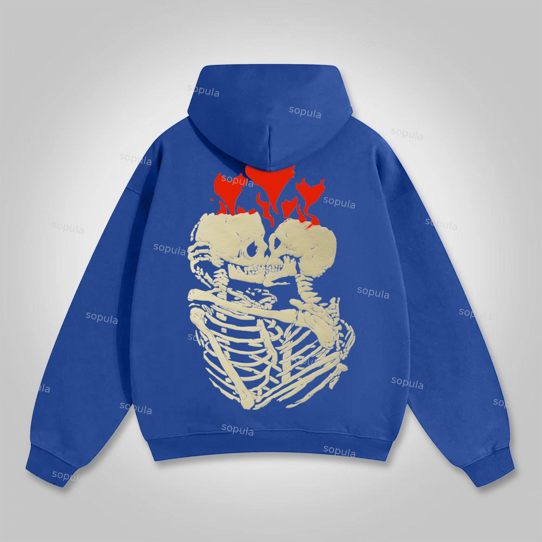 Til Death Do Us Part Graphic Puff Print Hoodie Product Image