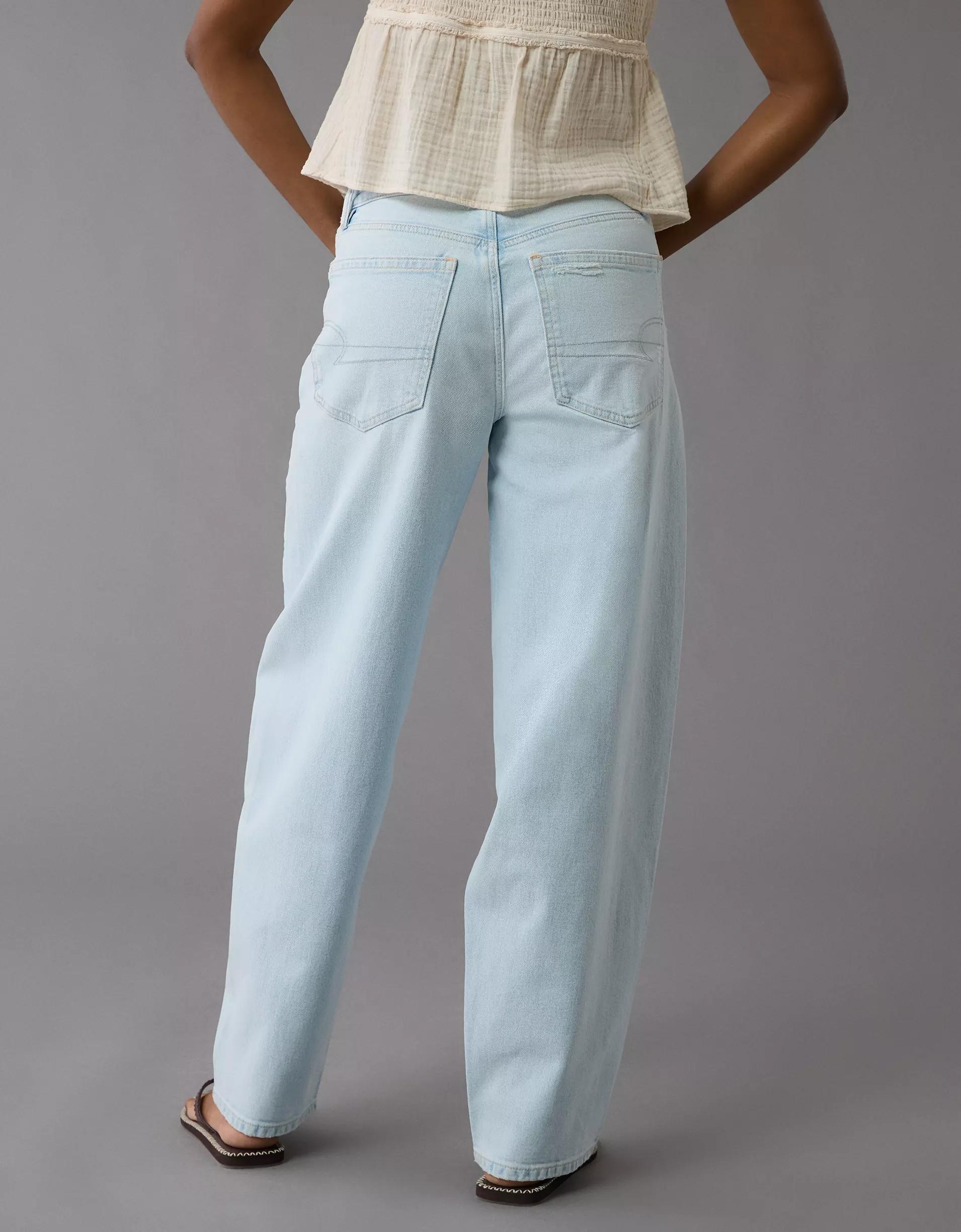 AE Strigid Low-Rise Baggy Barrel Jean Product Image