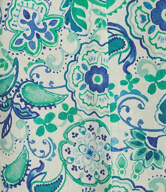 Jones New York Linen Blend V-Neck 3/4 Sleeve Tunic Product Image