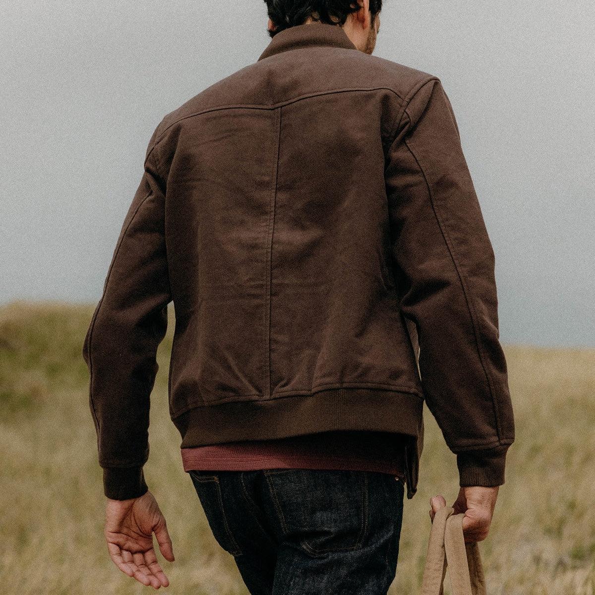 Cockpit Bomber Jacket - Soil Moleskin Product Image