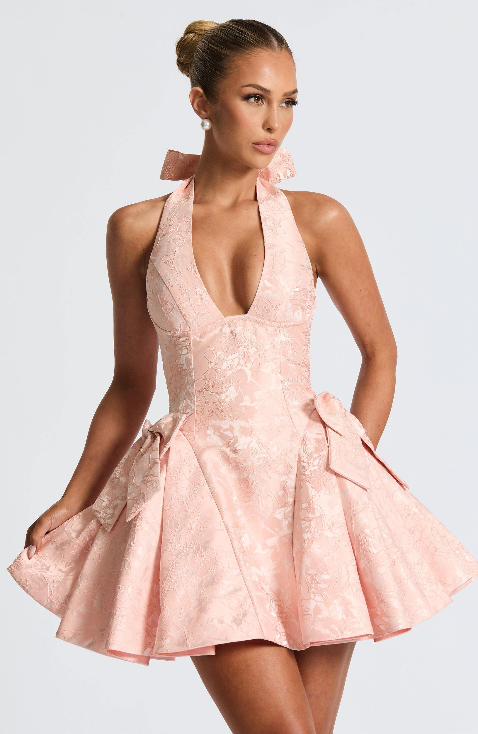 Jocelyn Mini Dress - Soft Peach Product Image