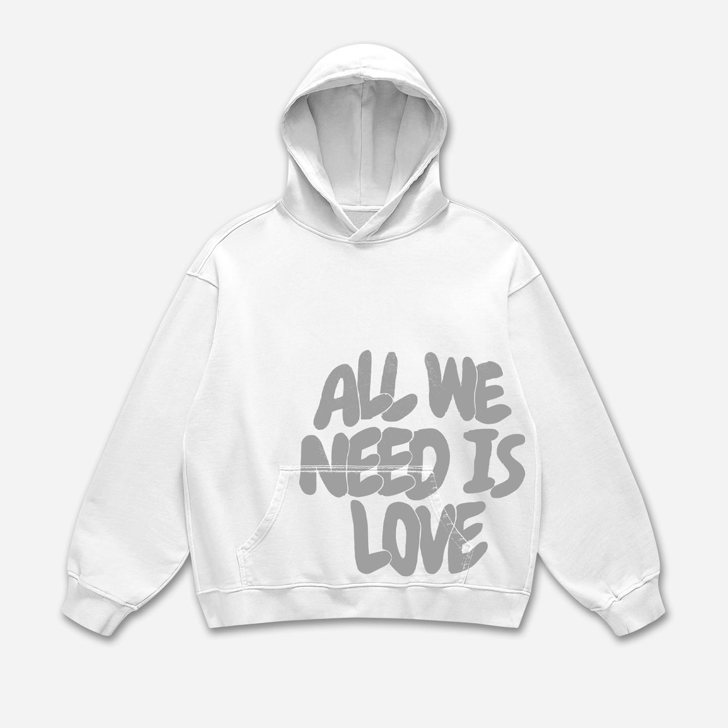 Men's Real Wise Vintage Graphic Cotton Oversized Hoodie Product Image