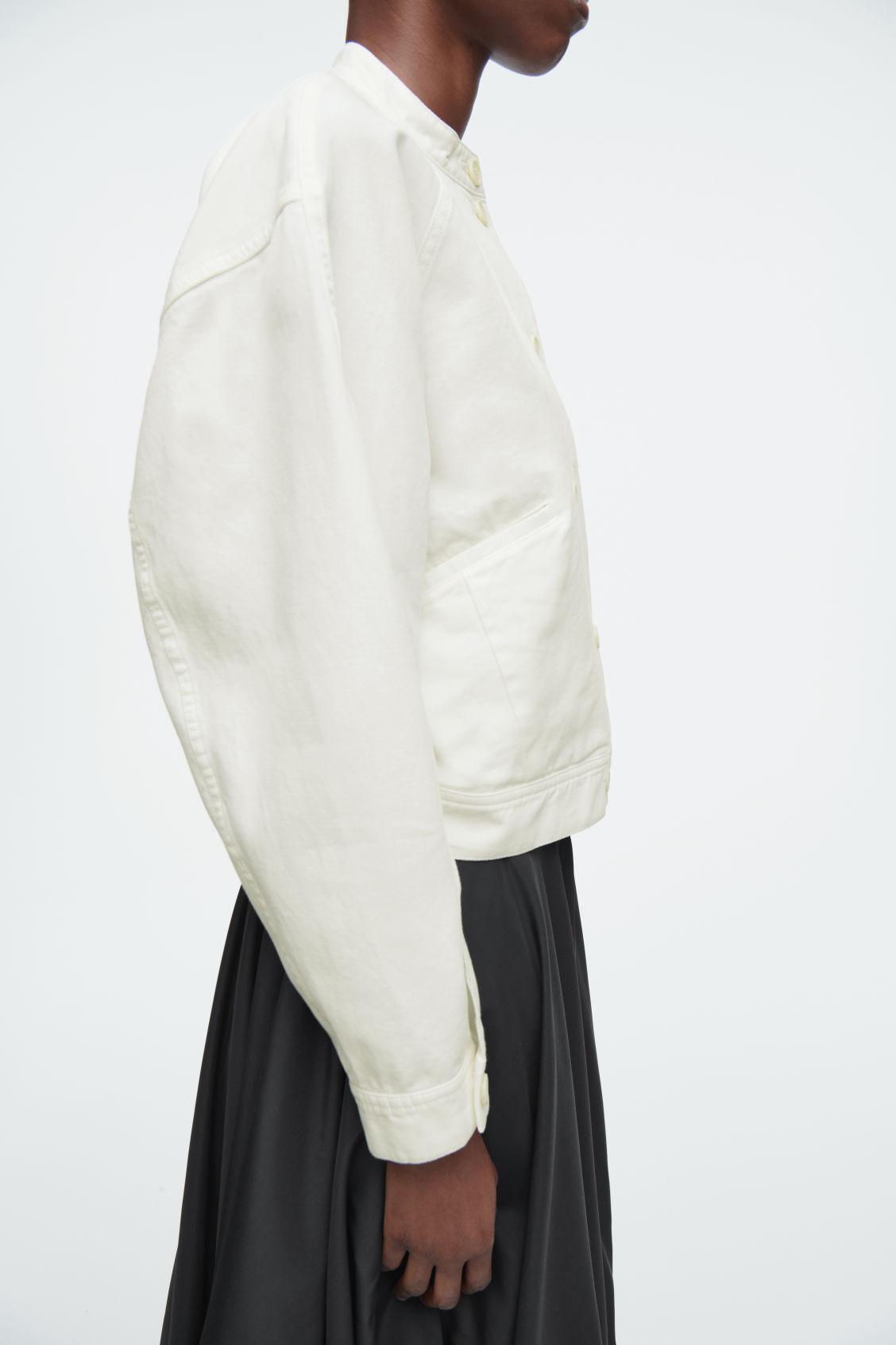 OVERSIZED COTTON BOMBER JACKET Product Image