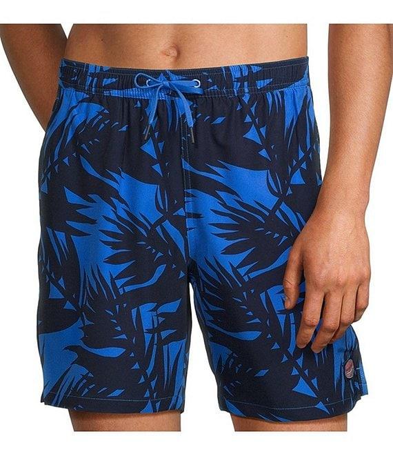 Vineyard Vines Printed Piped Chappy 7#double; Inseam Swim Trunks Product Image