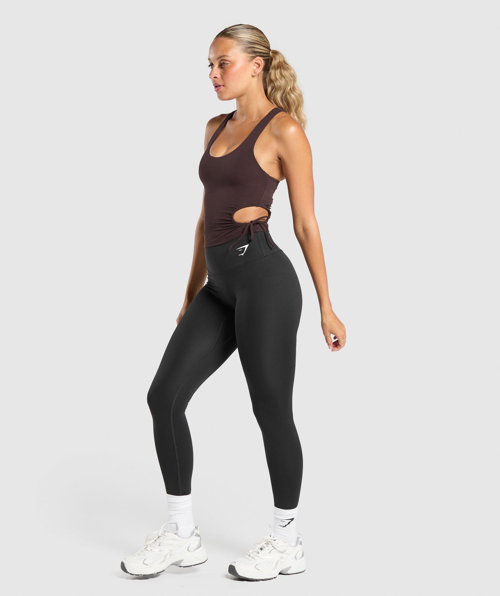 Ruched Side Tank With Shelf Product Image