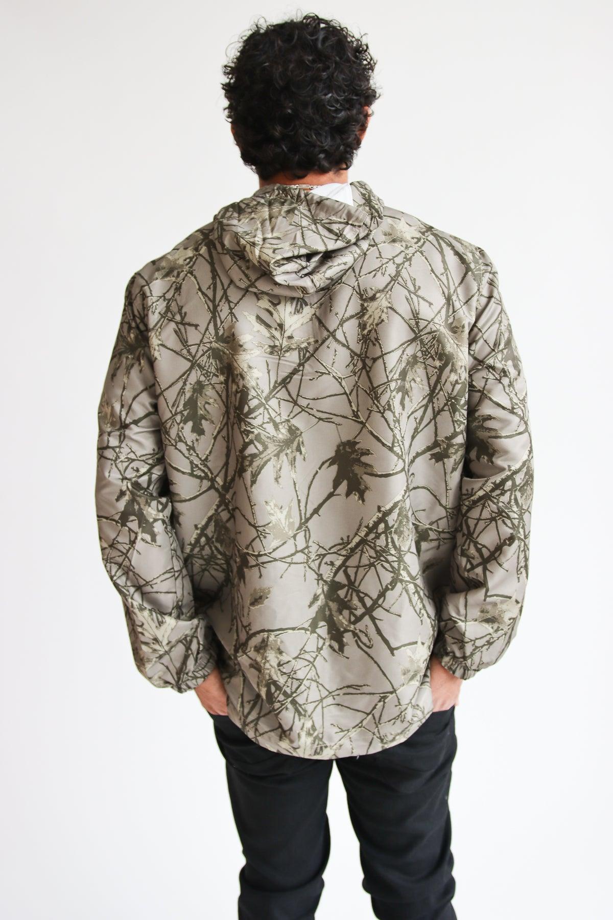 Woodland Camo Pullover Windbreaker Product Image