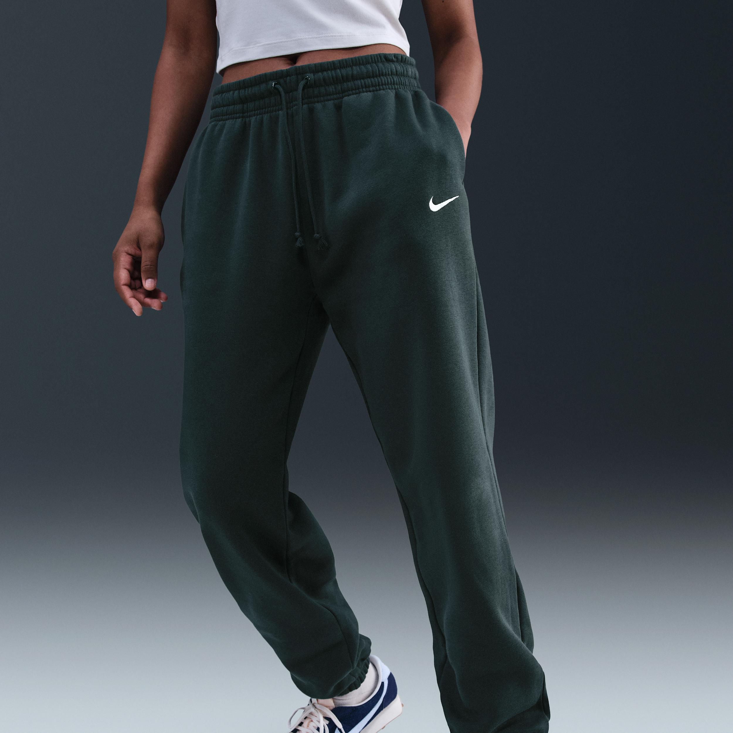 Womens Nike Sportswear Phoenix Fleece High-Waisted Oversized Sweatpants | FZ5996-391 Product Image