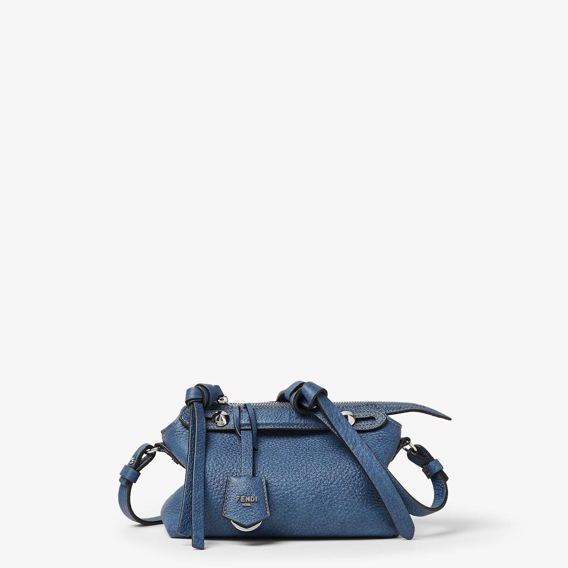 By The Way Soft MiniBlue leather denim-effect mini-bag Product Image