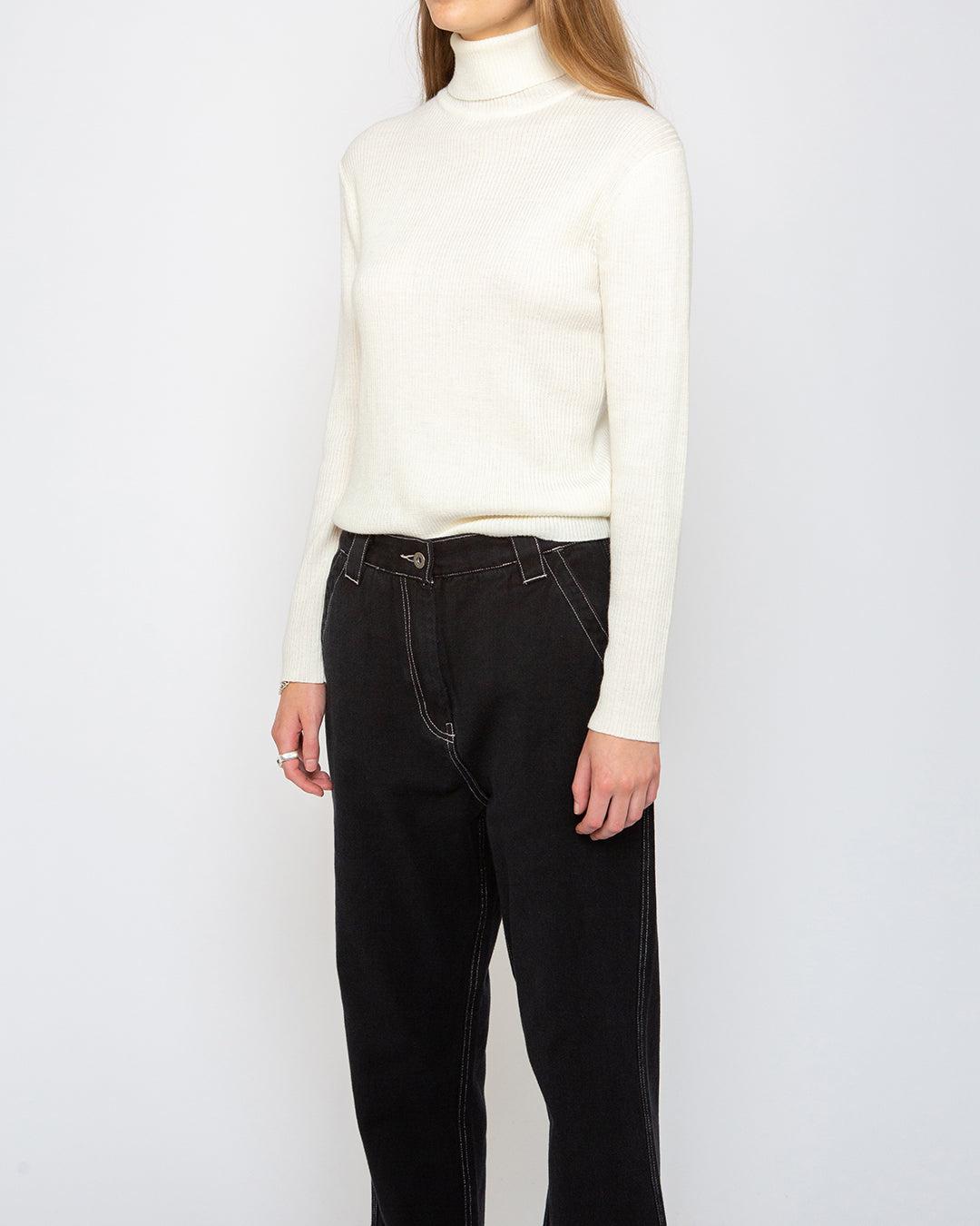 Karma Turtle Neck (Slim Fit) - Natural Product Image