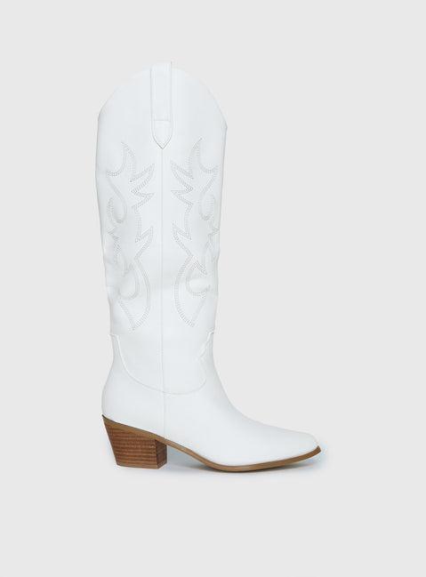 Billini Urson Boots White Product Image