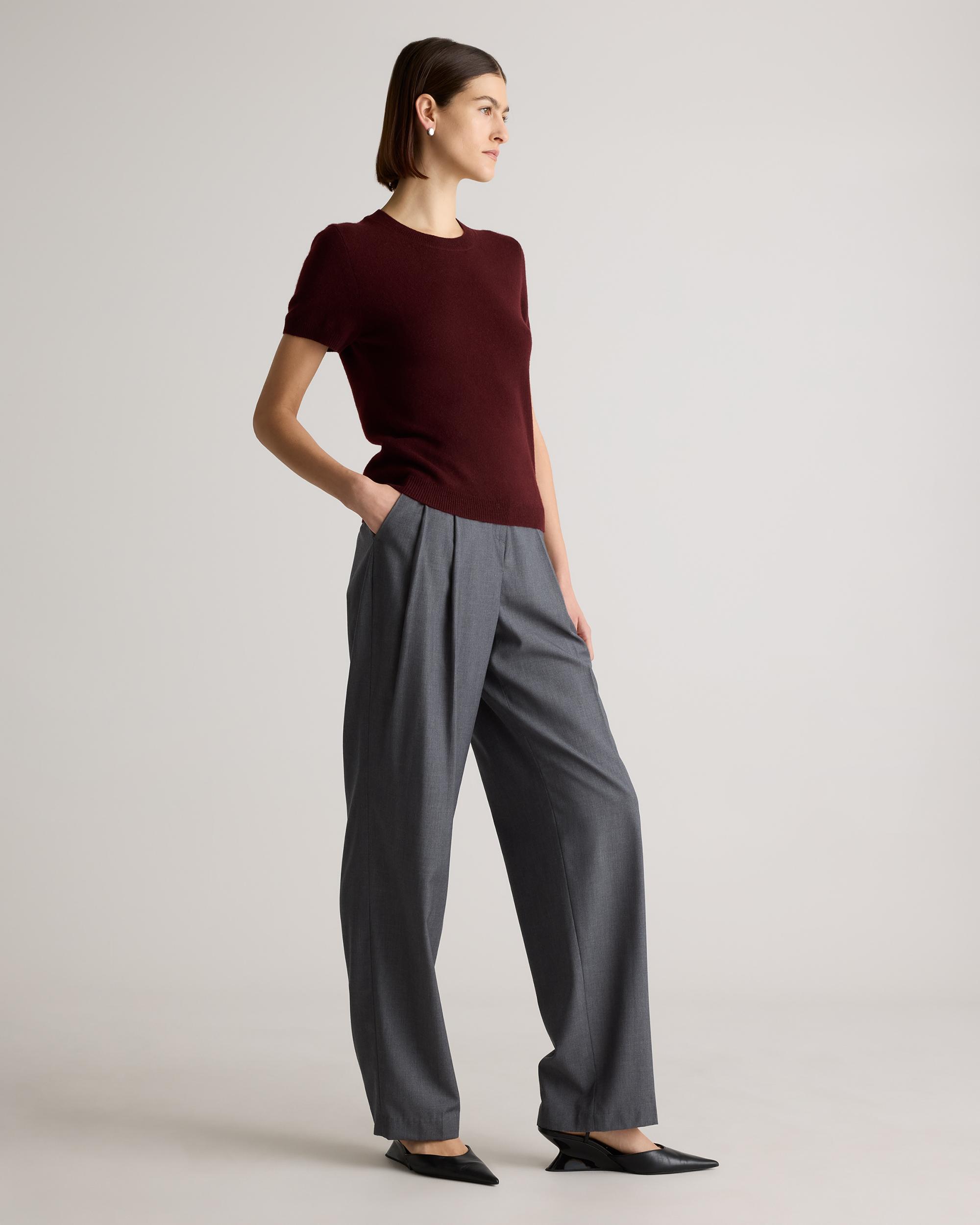 Quince | Women's Mongolian Cashmere T-Shirt Product Image
