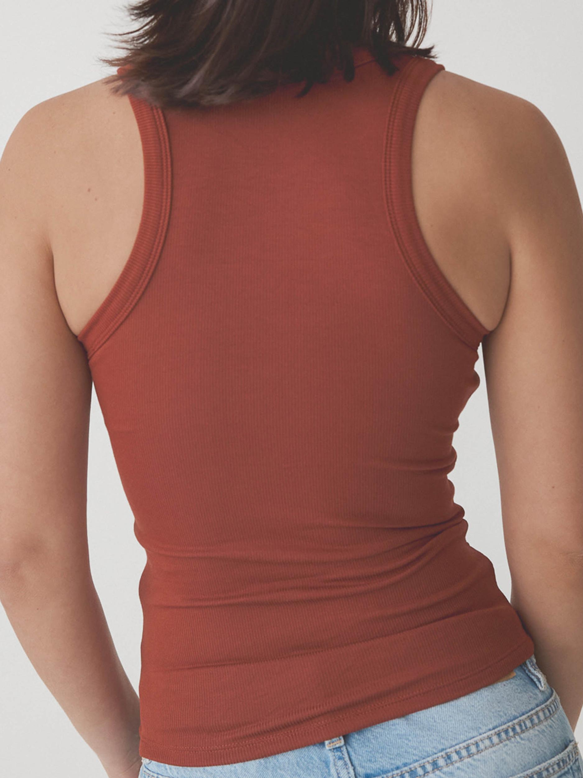 Chunky Binding Ribbed High Neck Brami (Full Length) Product Image