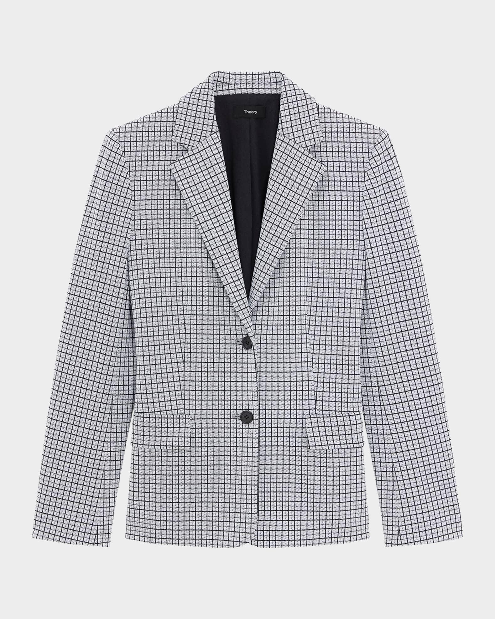 Single-Breasted Two-Button Blazer Product Image