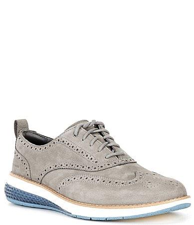 Cole Haan Mens riginalGrand Energyweave Nubuck Wingtip Oxfords Product Image