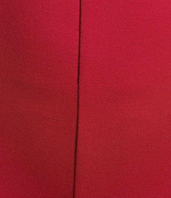 Slim Factor by Investments Ponte Knit No Waist Wide Leg Beaded Hem Pants Product Image