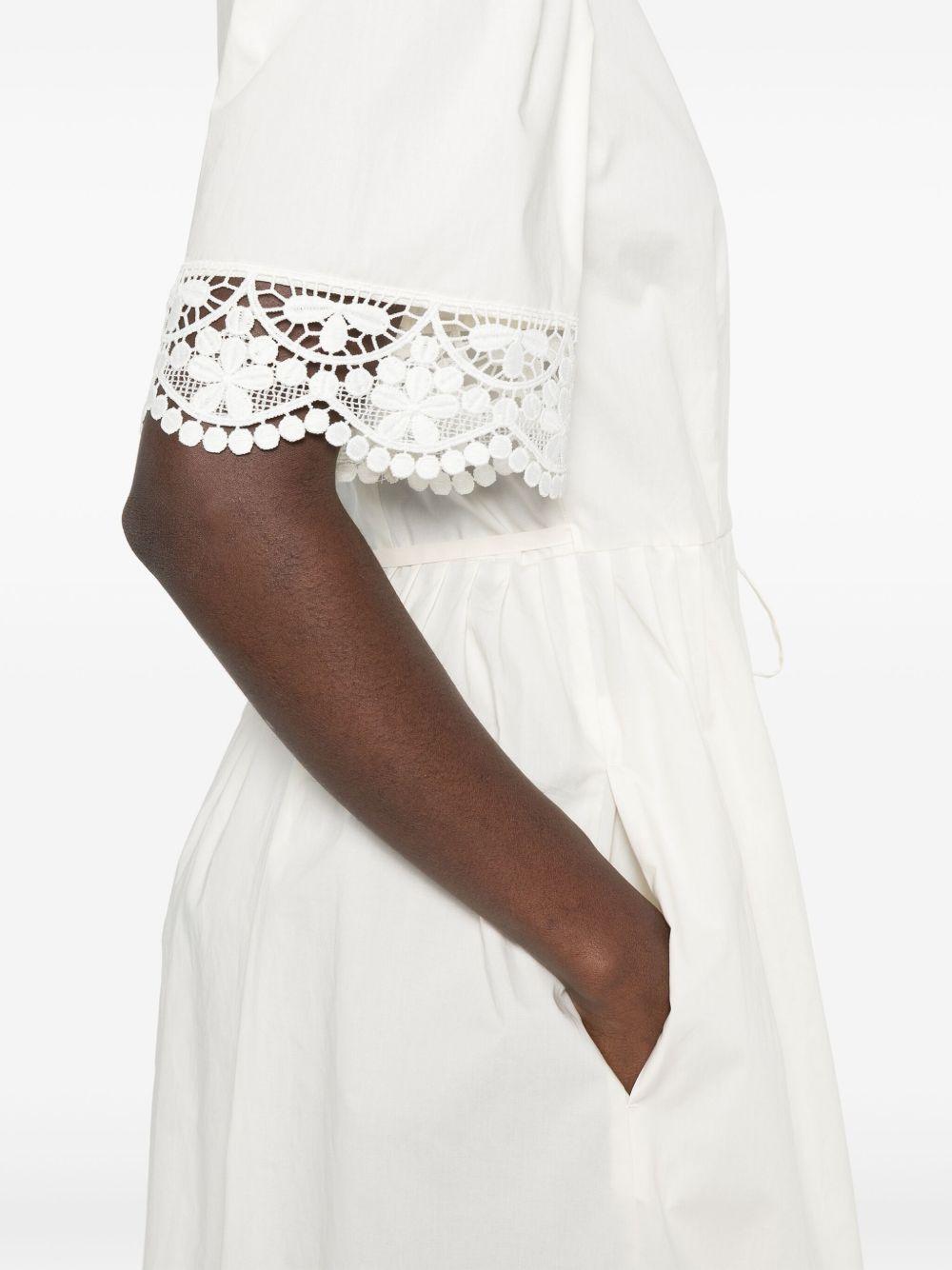 wrap-design midi dress Product Image